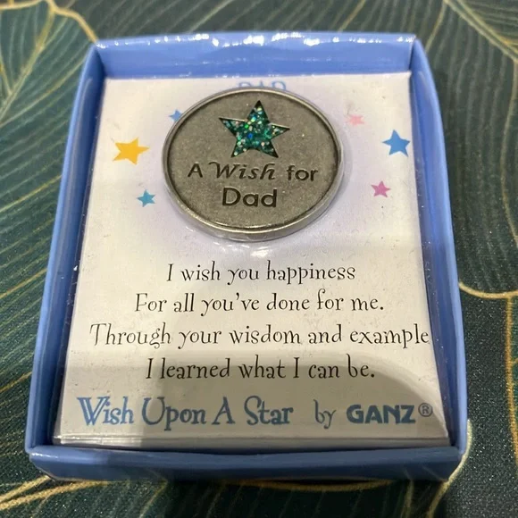 A Wish for Dad Pocket Token by Ganz - Picture 3 of 3